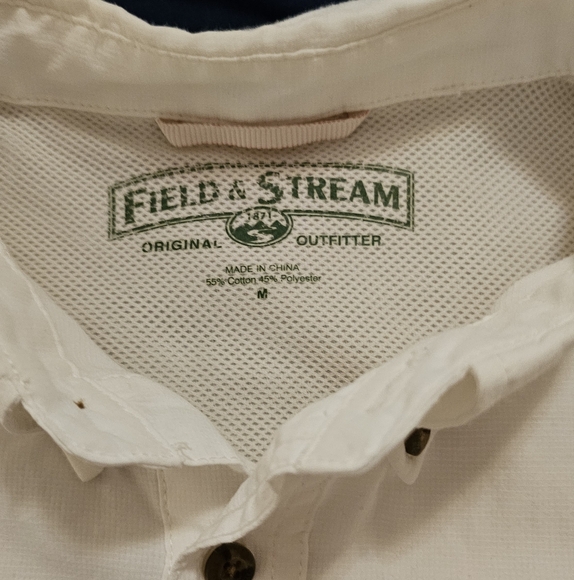 Field & Stream Men's Short Sleeve Fishing Button-down M - Picture 3 of 6